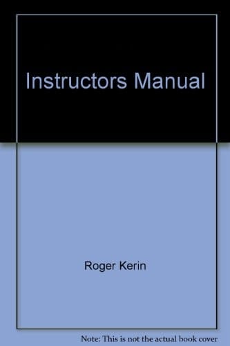 Instructors Manual