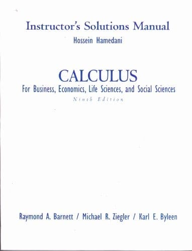 Instructors Solutions Manual