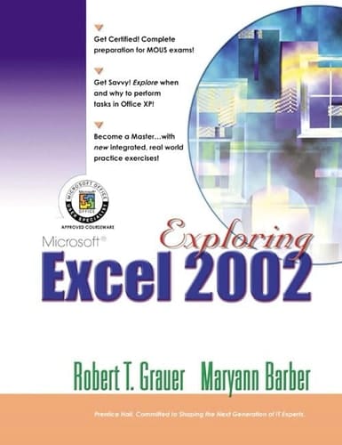 Exploring Microsoft Excel 2002