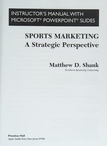 Instructors Manual