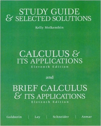 Study Guide and Selected Solutions