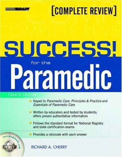 Prentice Hall Health success! for the paramedic
