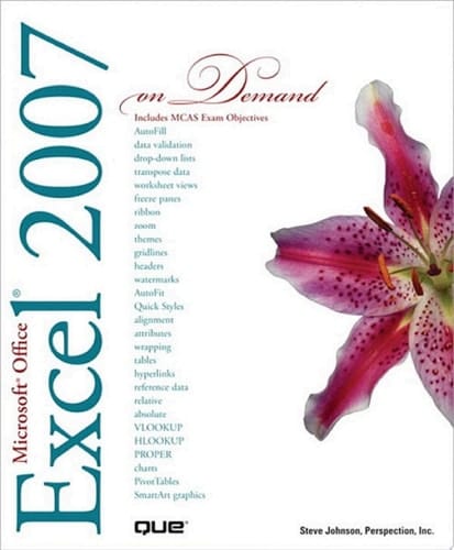 Microsoft Office Excel 2007 On Demand MS OFC 2007 ON DE_1