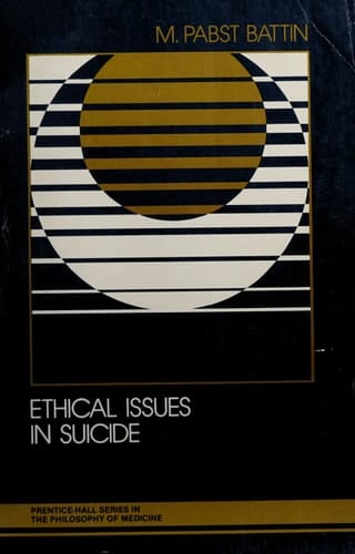 Ethical Issues in Suicide (Sri Internet Information Series)