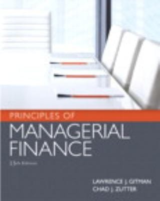Principles Of Managerial Finance New Myfinancelab With Pearson Etext