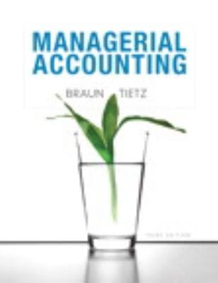 Managerial Accounting New Myaccountinglab With Pearson Etext