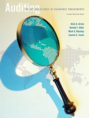 Auditing The Art and Science of Assurance Engagements, Thirteenth Canadian Edition
