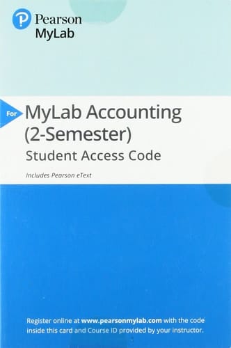 Intermediate Accounting Myaccountinglab With Pearson Etext Access Card