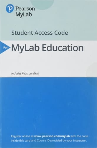 MyLab Education with Pearson eText Access Code for Elementary and Middle School Mathematics: Teaching Developmentally