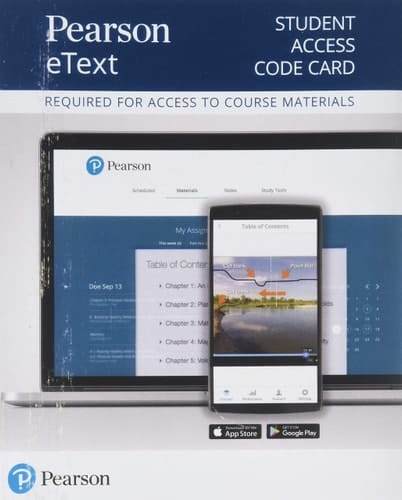 Pearson Etext Earth Science Access Card