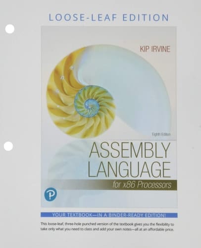 Assembly Language for X86 Processors