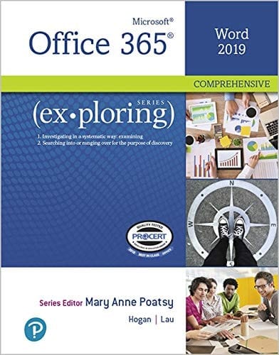 Exploring Microsoft Word 2019 Comprehensive (2-downloads)