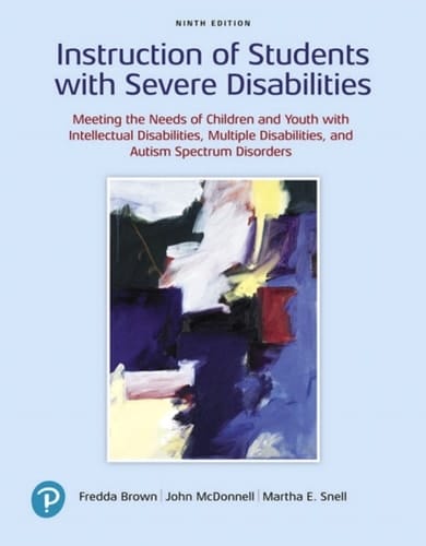 Instruction of Students with Severe Disabilities -- Pearson eText