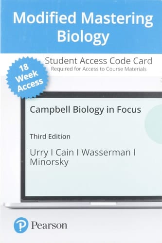 Campbell Biology in Focus -- Modified Mastering Biology with Pearson eText Access Code