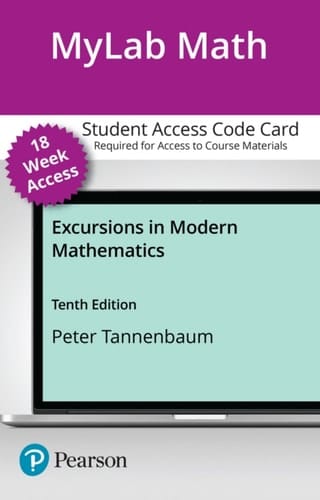 Excursions in Modern Mathematics -- MyLab Math with Pearson eText Access Code