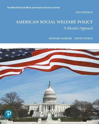 American Social Welfare Policy A Pluralist Approach