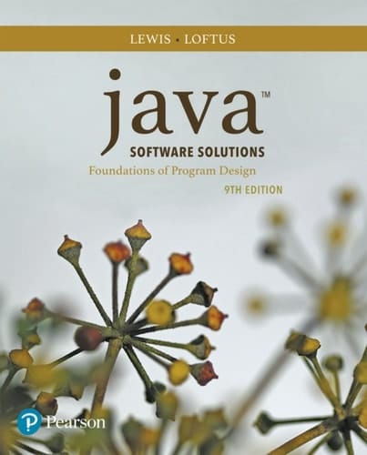 Java Software Solutions (Pearson+)