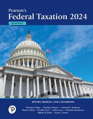 Pearson's Federal Taxation 2024 Individuals