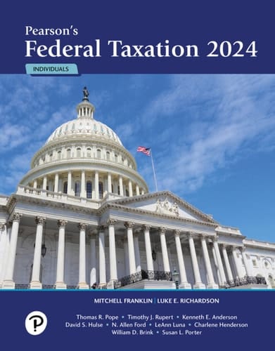 Pearson's Federal Taxation 2024 Individuals (Pearson+)