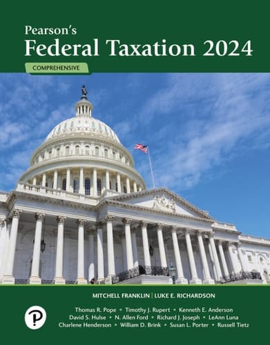 Pearson's Federal Taxation 2024 Comprehensive (Pearson+)