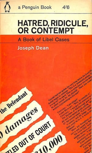 Hatred, Ridicule or Contempt