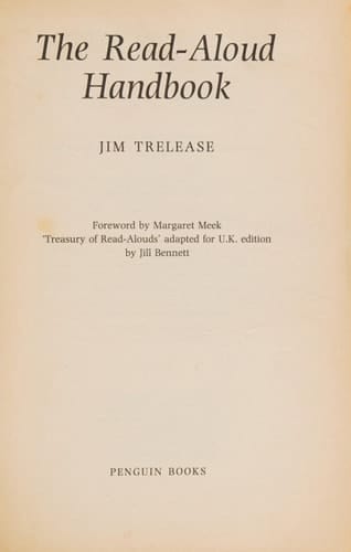 THE READ-ALOUD HANDBOOK