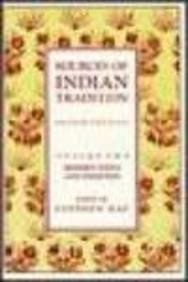 Sources of Indian Tradition: From the beginning to 1800