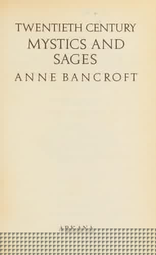 20th-century Mystics and Sages (Arkana)