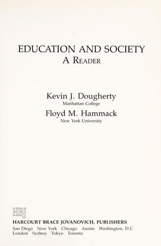 Education and Society