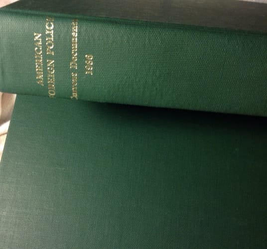 American Foreign Policy: Current Documents, 1986