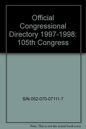 Official congressional directory 1997-1998
