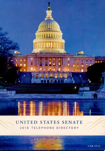 Senate Telephone Directory: 2018