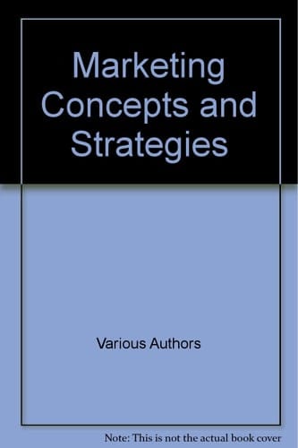 Marketing Concepts and Strategies