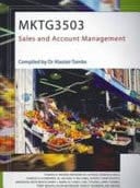 MKTG3503 - Sales and Account Management