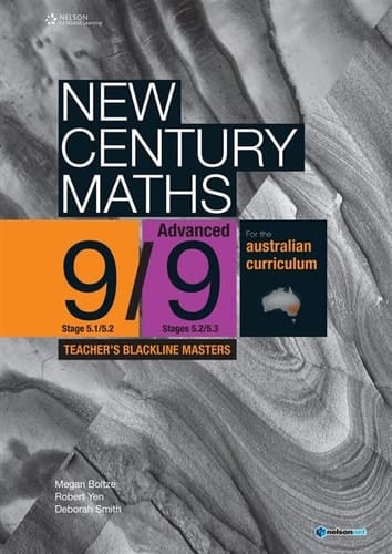 New Century Maths 9 Advanced Teacher's Blackline Masters