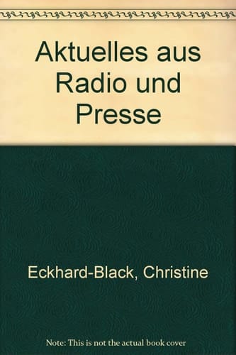 Aktuelles Aus Radio und Presse