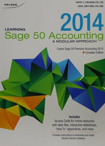 Learning Sage 50 Accounting A Modular Approach