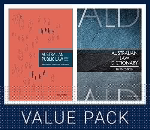 Australian Public Law 2e & Australian Law Dictionary 3e