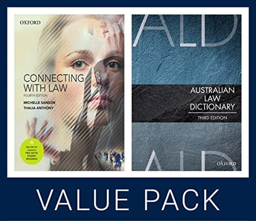 Connecting with Law 4e and Australian Law Dictionary 3e Value Pack