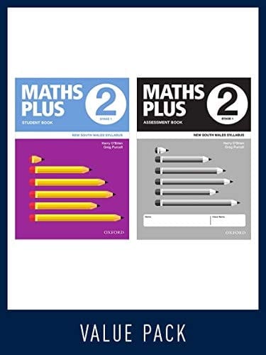 Maths Plus NSW Syllabus Student and Assessment Book 2 Value Pack, 2020
