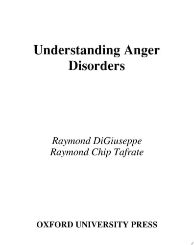 Understanding Anger Disorders
