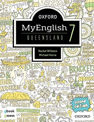 Oxford MyEnglish 7 QLD Student book + obook assess 2E