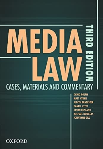 Media Law: Cases, Material and Commentary