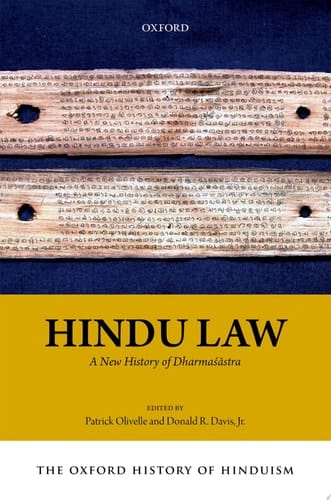 The Oxford History Of Hinduism: Hindu Law
