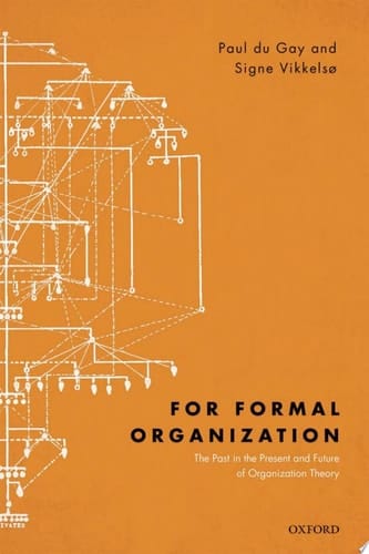 For Formal Organization