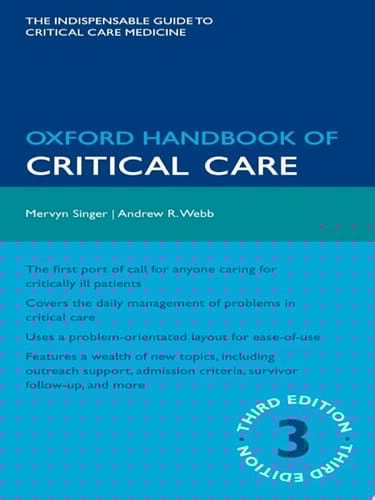 Oxford Handbook of Critical Care (Oxford Medical Handbooks)