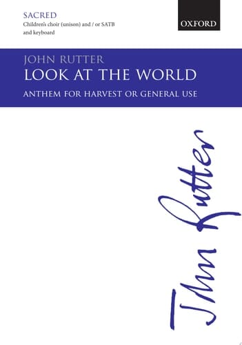Look at the world: Vocal score