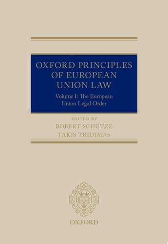 Oxford Principles Of European Union Law