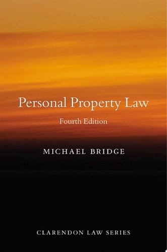 Personal Property Law (Clarendon Law Series)