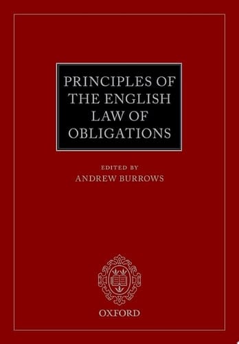 Principles of the English Law of Obligations